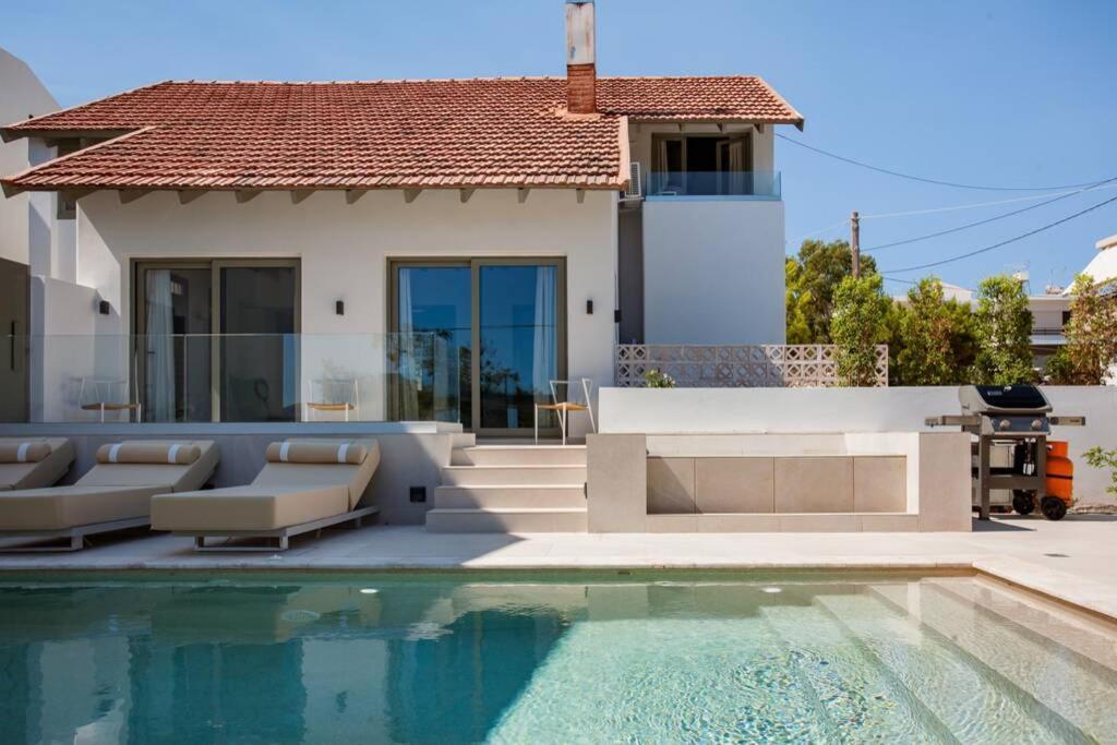 Chania Living Stories Villa With Piano エクステリア 写真